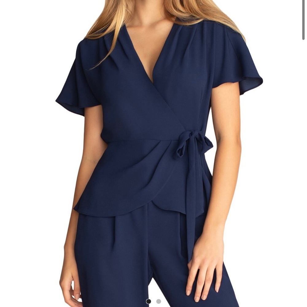 Trina Turk Astro Top, Ink, Size Small